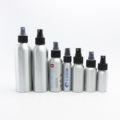 Eco friendly trigger metal empty 300ml 500ml aluminum cosmetic shampoo screw top spray bottle AB-11S